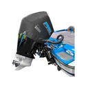 DD26 Fishing PRO Fit Outboard Motor Cover For Mercury 4 Stroke 200-300HP Blue Logo - Dd26 Fishing
