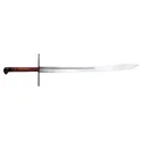 Cold Steel Grosse Messer Sword 32" 1055 Carbon Steel Blade Hardwood Handle Brown - Cold Steel