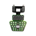 DD26 Fishing Access Step With Mean Clean Kick Brush Standard Green - Dd26 Fishing