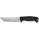 Cold Steel Medium Warcraft Fixed Blade Knife 5.5" Tanto Point San-Mai III Satin Blade G-10 Handle Black - Cold Steel
