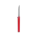 CRKT CEO Flipper Pocket Knife 3.35" Drop Point AUS-8 Satin Blade Glass Reinforced Nylon (GRN) Handle Red - CRKT