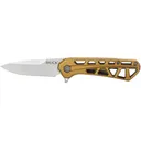 Buck Knives 814 Mini Trace Folding Knife 2.43" Drop Point 7Cr17MoV Satin Blade Anodized Aluminum Handle Bronze - Buck Knives