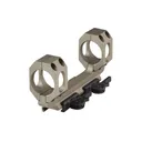 American Defense Recon Extra Wide QD 1-Piece Picatinny Scope Mount 30mm Rings Standard Lever Flat Dark Earth Standard Height - American Defense