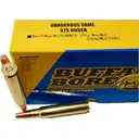 Buffalo Bore Dangerous Game 375 Ruger Ammo 270 Grain Lehigh Solid Wide Flat Nose Lead Free Box of 20 - Buffalo Bore Ammunition