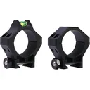 Hawkins Precision Ultra-Light Tactical 30mm Scope Rings Matte Black Low - Hawkins Precision