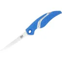 Cuda Titanium Bonded Fillet Knife 4.25" Fillet German 4116 Stainless Titanium Blade Synthetic Handle Blue - Cuda
