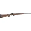 Anschutz 1761 D HB Bolt Action Rifle 22 Winchester Magnum Rimfire (WMR) 20" Blued Barrel Black Frame Walnut Field Stock - Anschutz