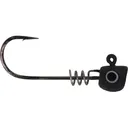 Buckeye Lures Scoop Head 1/4oz Swimbait Jighead 3/0 Matte Black - Buckeye Lures