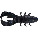 Yamamoto Yama Bug 3.75" Creature Black w/ Large Blue Flake - Yamamoto
