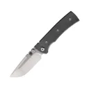 Chaves Knives Redencion 229 Pocket Knife 3.5" Drop Point ELMAX Satin Blade Micarta Handle Black - Chaves Knives