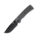 Chaves Knives Redencion 229 Pocket Knife 3.5" Drop Point ELMAX Black PVD Blade Micarta Handle Black - Chaves Knives