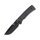 Chaves Knives Redencion Street Pocket Knife 3" Drop Point ELMAX Black PVD Blade Micarta Handle Black - Chaves Knives
