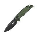 Oknife Rubato 3 Pocket Knife 3" Drop Point 154CM Black Blade Aluminum Handle OD Green - Oknife