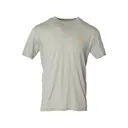 Thacha Gear Men's L-1 Lightweight Short Sleeve Merino T Shirt Gray 2XL - Thacha Gear