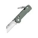 Oknife Otacle U1 Pro Pocket Knife 2.6"  Utility SK-5 Stainless Blade Micarta Handle Green - Oknife