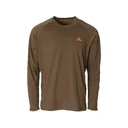 Thacha Gear Men's L-1 Lightweight Long Sleeve T Shirt Brown Oak Medium - Thacha Gear