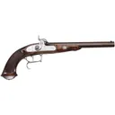 Pedersoli Le Page Percussion Muzzleloading Pistol 44 Caliber 10" Browned Barrel Maple Stock - Pedersoli