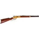 Cimarron Firearms 1866 Yellowboy Short Lever Action Rifle 44-40 WCF 20" Blued Barrel Brass Frame Walnut Straight Grip Stock - Cimarron Firearms