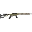 Ruger Precision Rimfire Bolt Action Rifle 22 Long Rifle 18" Matte Threaded Barrel Olive Drab Frame Olive Drab Pistol Grip, Adjustable Cheek Piece Stock - Ruger
