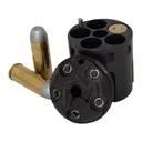Howell Arms Conversion Cylinder 44 Caliber Uberti 1858 Remington Army Steel Frame Black Powder Revolver 45 Colt (Long Colt) 5-Round Fluted Blue - Howell Arms