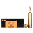 HSM Trophy Gold 30-378 Weatherby Magnum Ammo 210 Grain Berger Hunting VLD (Very Low Drag) Jacketed Hollow Point Box of 20 - Hsm