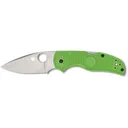 Spyderco Native 5 Salt Pocket Knife 2.95" Leaf LC200N Satin Blade Fiberglass Reinforced Nylon (FRN) Handle Green - Spyderco