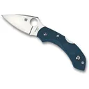 Spyderco Dragonfly 2 Pocket Knife 2.29" Leaf K390 Satin Blade Fiberglass Reinforced Nylon (FRN) Handle Blue - Spyderco