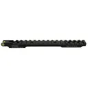 Precision Hardcore Gear Tru Level 1-Piece Picatinny Scope Base Remington 700 Long Action with Integral Bubble Level Matte Black - Precision Hardcore Gear