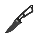 Gerber Ghostrike Fixed Blade Knife 3.3" Drop Point 420HC Steel Blade Rubberized Frame Handle Black - Gerber