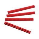ERGO WedgeLok M-LOK Slot Cover Polymer Red 4PK - ERGO