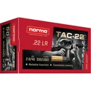 Norma TAC-22 22LR Ammo 40 Grain Round Nose Box of 50 - Norma