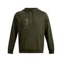 Under Armour Men's Rival Antler Hoodie Marine OD Green Large - Under Armour