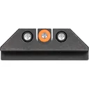 Night Fision Night Sight Set for Glock 20, 21, 40 Orange Front U Notch Rear - Night Fision