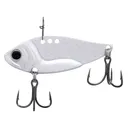 Steel Shad Alloy Blade Bait White - Steel Shad