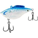 Bill Lewis Knockin' Hammer Trap 3/8 oz Lipless Crankbait Chrome Blue Splatter Back - Bill Lewis