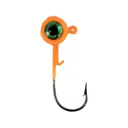 ACC Crappie Stix Big Eye 1/24oz Round Ball Jighead Orange - Acc Crappie Stix