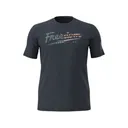 Under Armour Men's Freedom Verbiage Short Sleeve T Shirt Washed Navy/Titan Gray XL - Under Armour