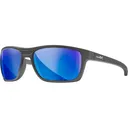 Wiley X Kingpin Polarized Sunglasses Matte Graphite Frame Blue Mirror Lens - Wiley X