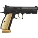 CZ Shadow 2 Gold Digger 9mm Luger Pistol 4.89" Barrel 19+1 Round Nitride  Slide Gold Grip Black Frame - CZ USA