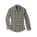 Orvis Men's Perfect Flannel Shirt Dark Navy/Tarragon Medium - Orvis
