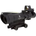 Trijicon ACOG Rifle Scope 3.5x 35mm Dual-Illuminated Green Chevron 223 Remington Reticle with 3.25 MOA RMR Type 2 Adjustable LED Red Dot Sight and Colt Knob Thumbscrew Mount Matte Black - Trijicon