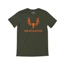 MeatEater Men's Primary Logo Short Sleeve Crew Neck T Shirt Military Medium - Meateater