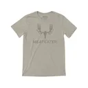 MeatEater Men's Primary Logo Short Sleeve Crew Neck T Shirt Oatmeal Heather XL - Meateater