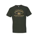 Hornady Men's Manufacturing Short Sleeve Crew Neck T Shirt Dark Olive Heather Large - Hornady