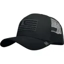 Hornady Men's Gadsden Flag H Trucker Hat Black One Size Fits Most - Hornady
