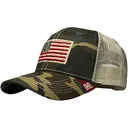 Hornady Men's H Flag Trucker Hat Camo One Size Fits Most - Hornady