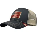 Hornady Men's H Flag Trucker Hat Navy One Size Fits Most - Hornady