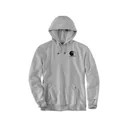 Carhartt Men's Force Relaxed Fit Lightweight Logo Hoodie Asphalt Heather 2XL - Carhartt