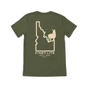 First Lite Men's Idaho Pronghorn Short Sleeve Crew Neck T Shirt Olive Large - First Lite