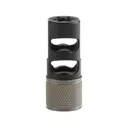 Snowy Mountain Rifle Company Snowflake 2 Port Muzzle Brake 30 Caliber Black - Snowy Mountain Rifles